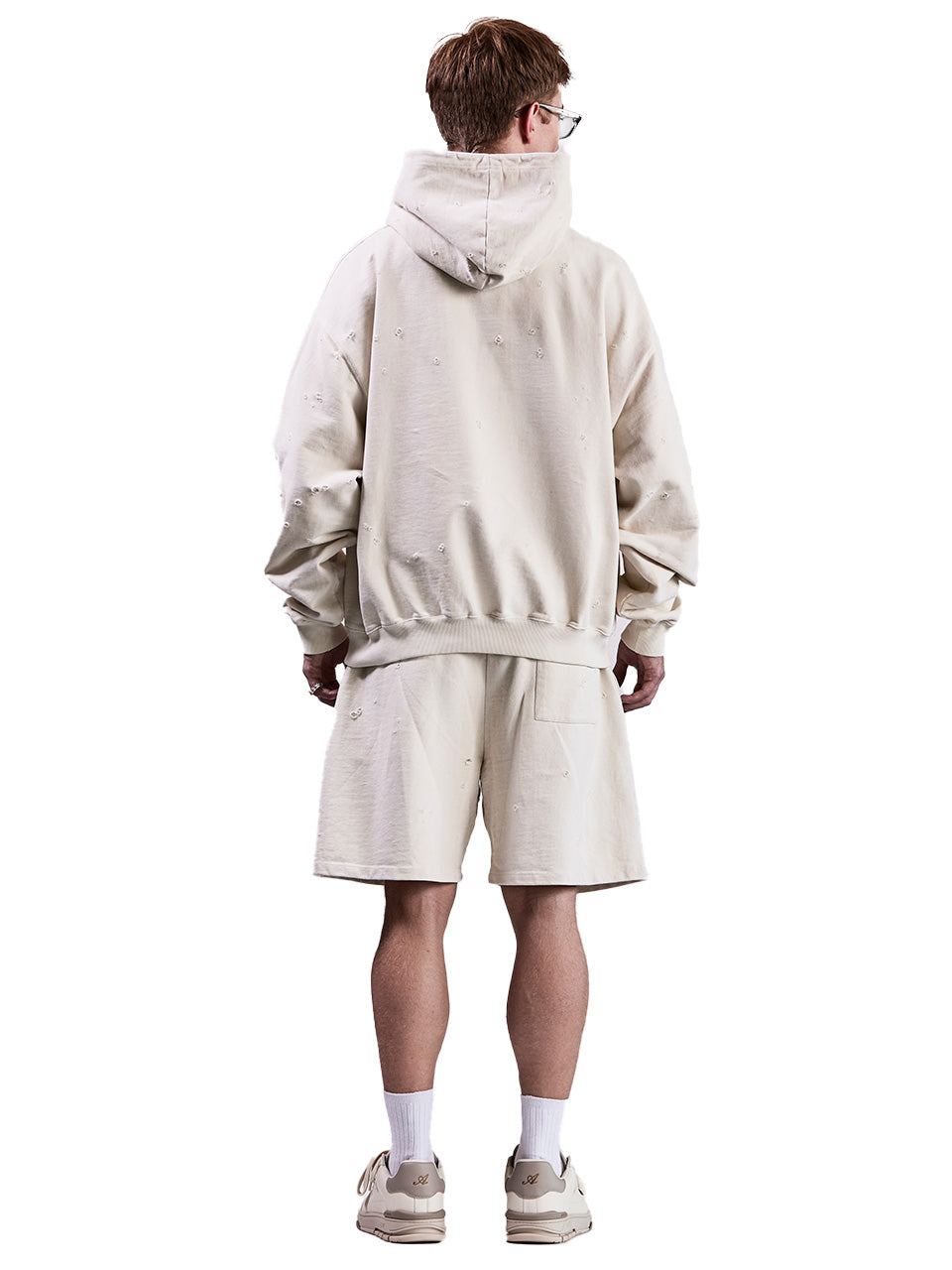 LASERCUT SHORTS - OFF WHITE