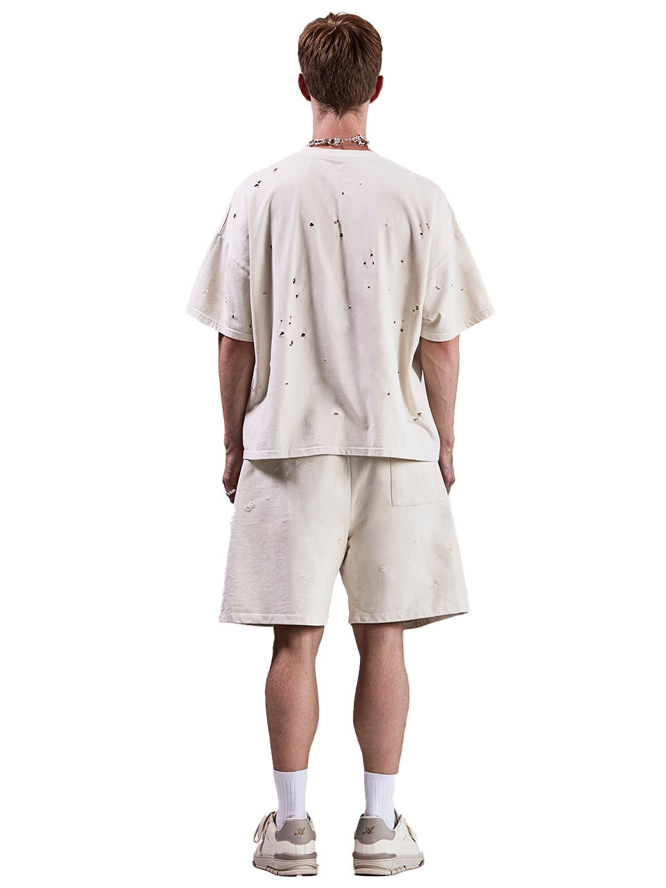 LASERCUT TSHIRT - OFF WHITE