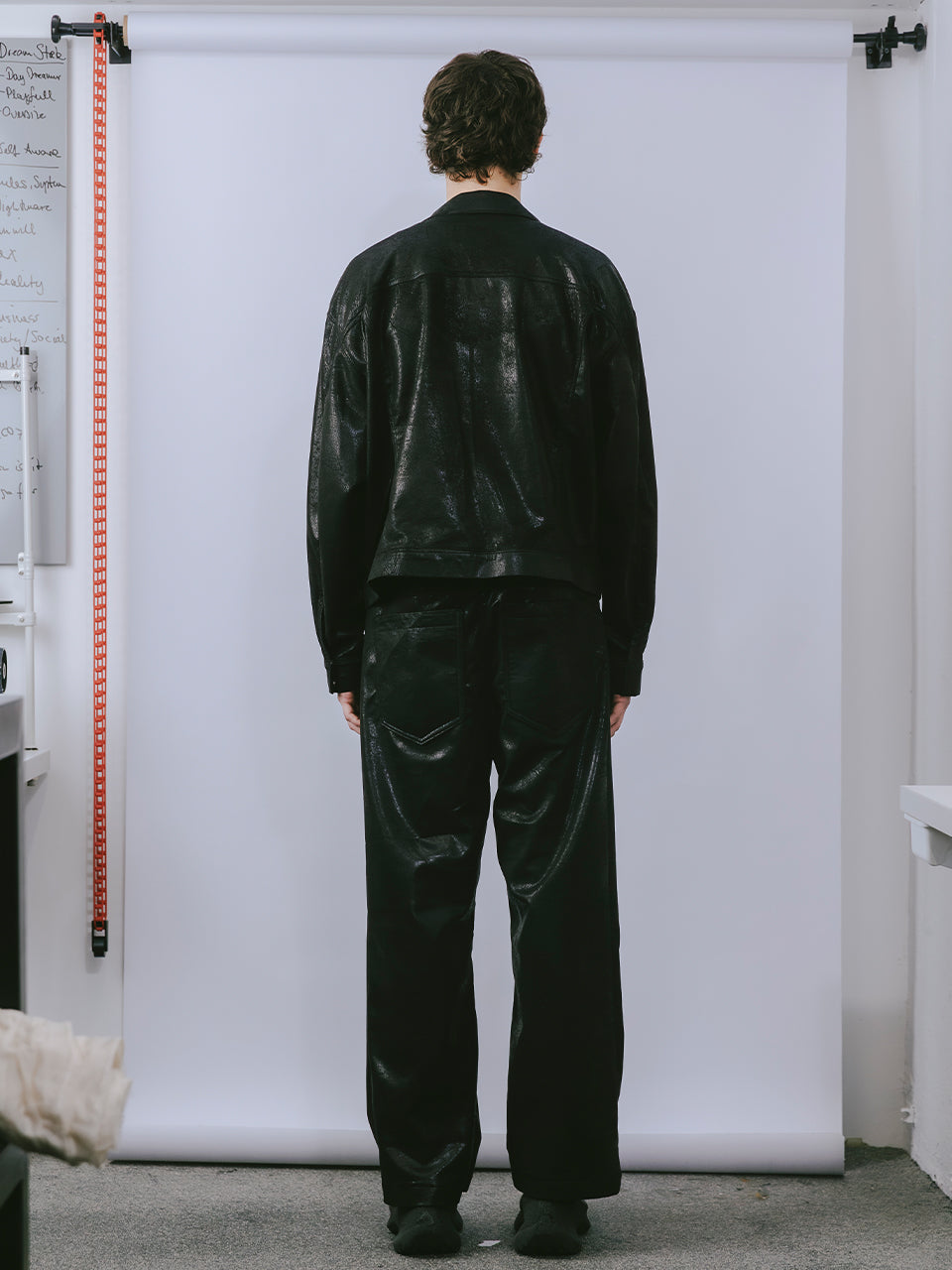 BLACK SCUBA DENIM PANTS