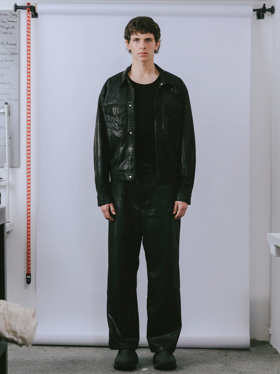 BLACK SCUBA DENIM PANTS