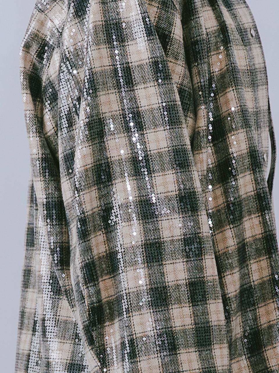 RECYCLED SEQUINS SHIRT